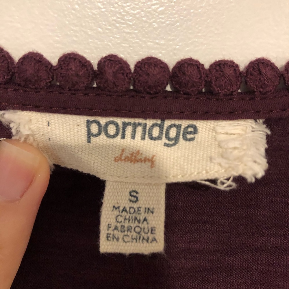 Porridge Clothing Plum Eyelet Top - Anthropologie - Picture 7 of 10